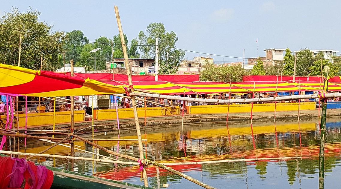 मलंगवामा छठको तयारीमा जुटे समुदाय